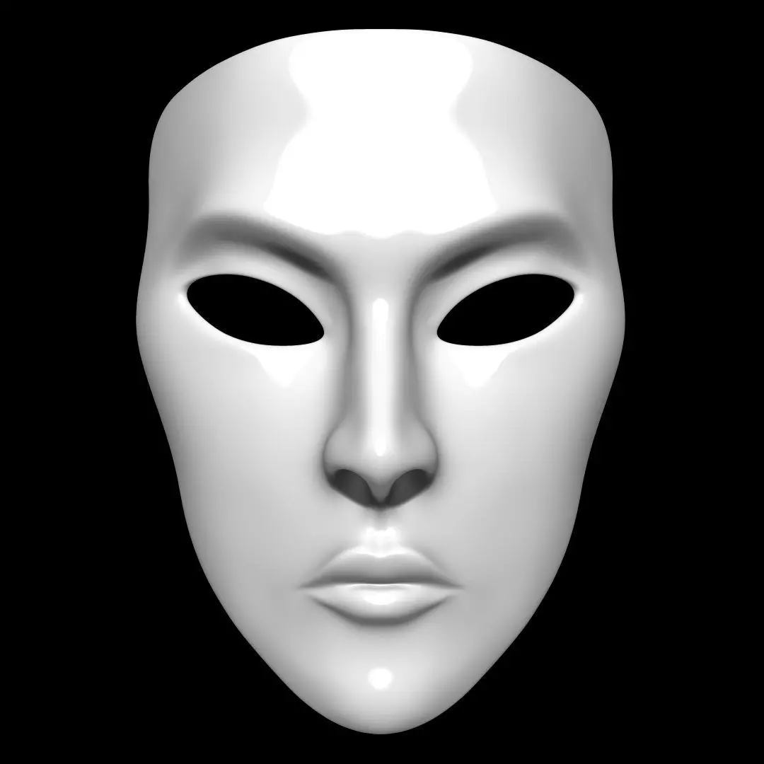 Mask Face 3D model_0