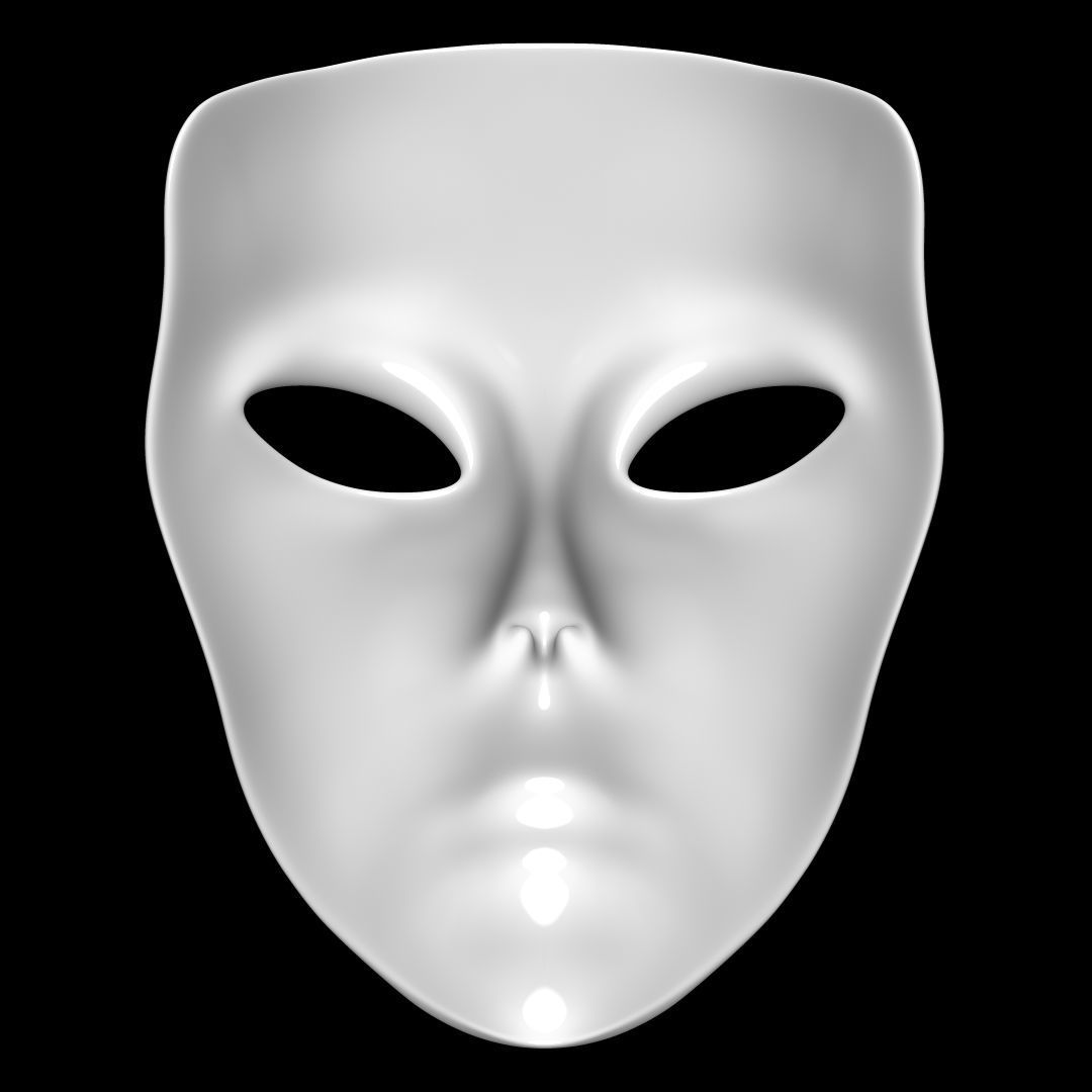 Mask Face 3D model_2