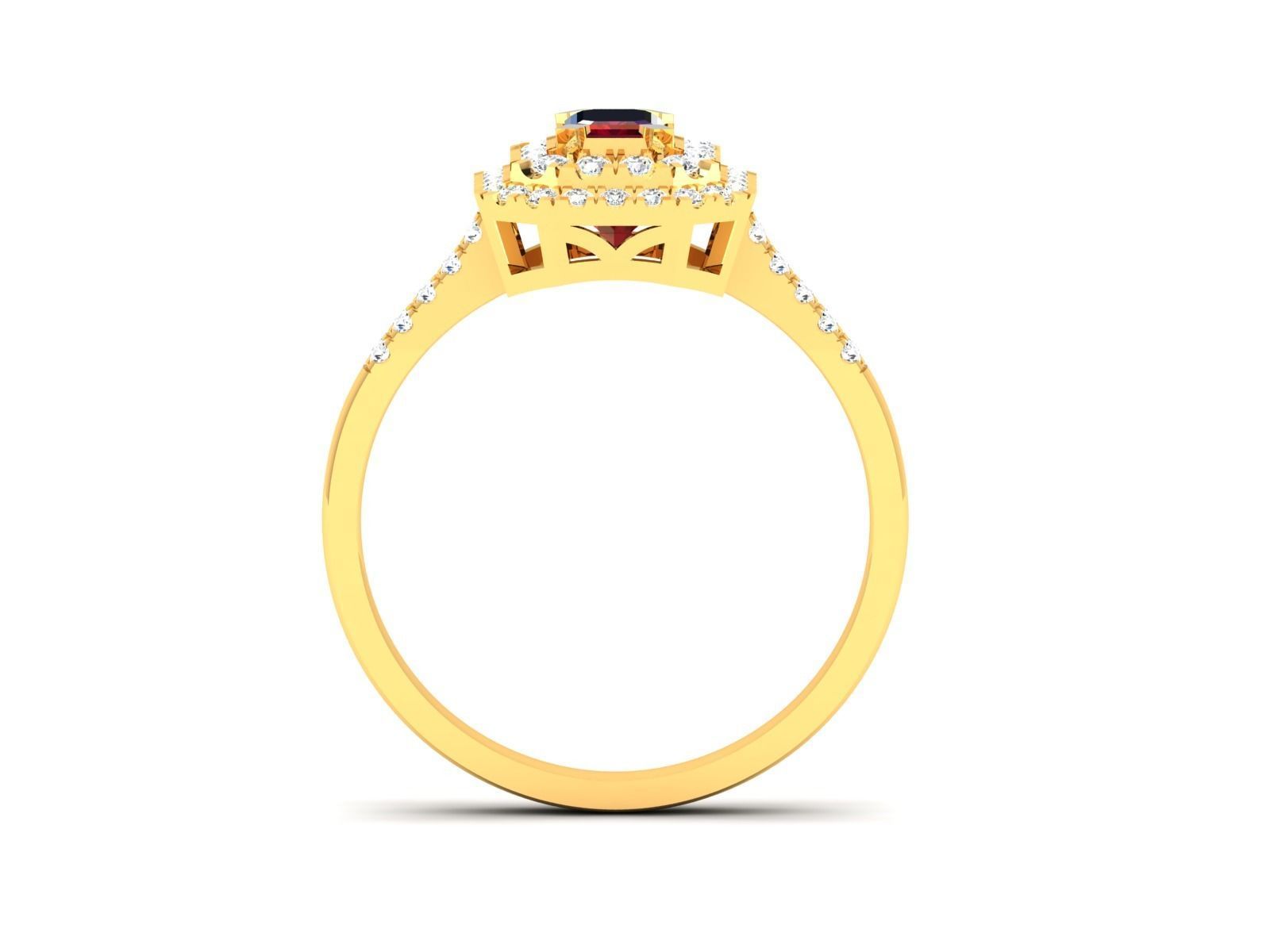 ring-8857 ruby and diamond ring 3D print model_3