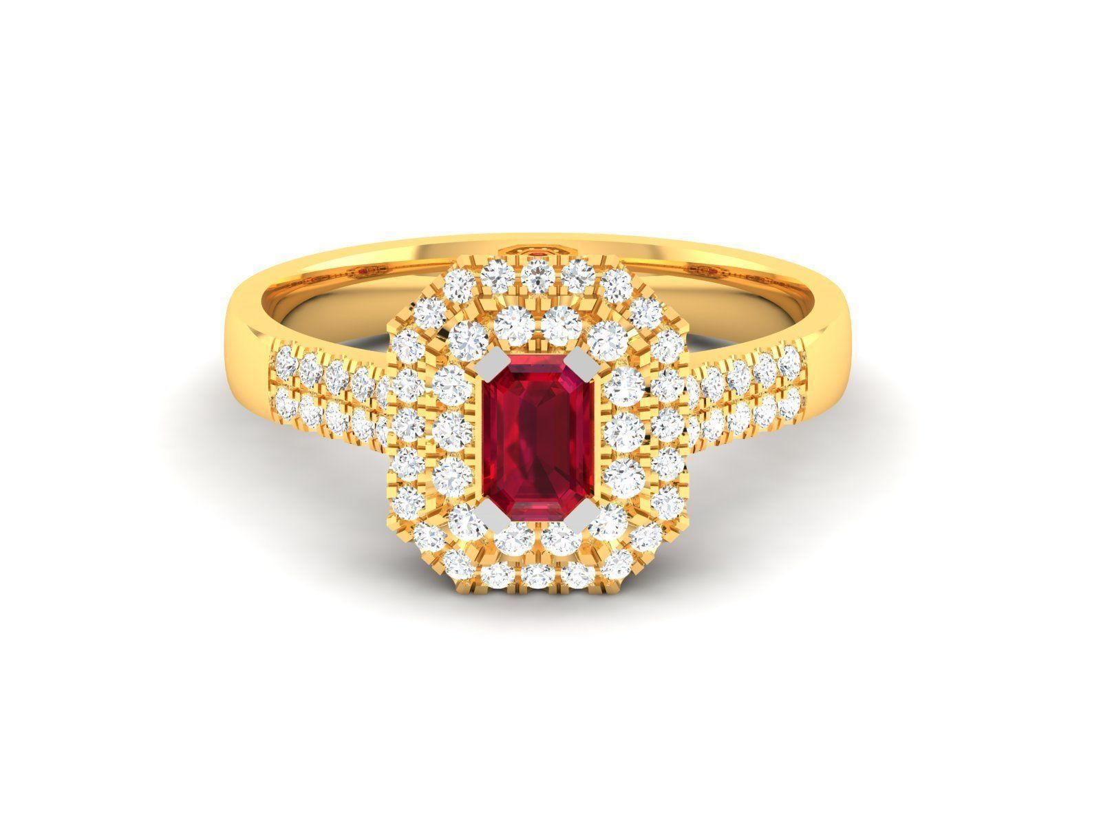 ring-8857 ruby and diamond ring 3D print model_6