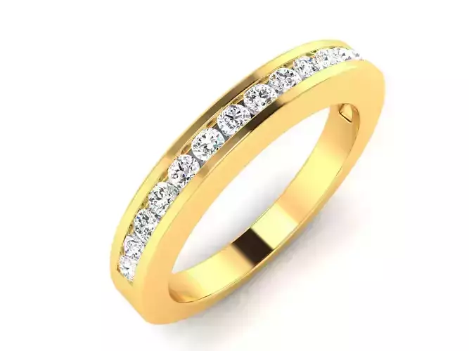 ring-8821 gold diamond eternity ring