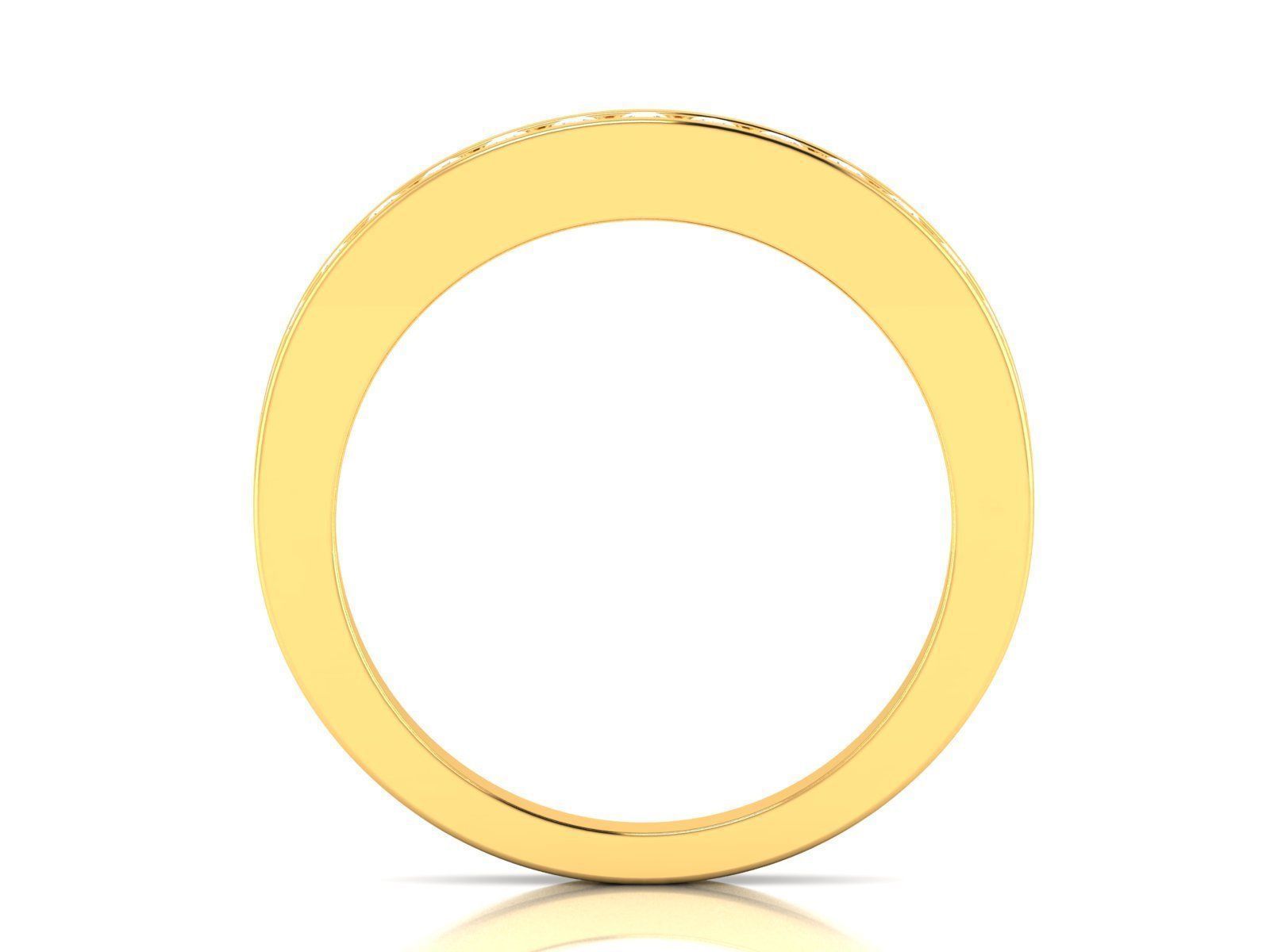 ring-8821 gold diamond eternity ring 3D print model_3