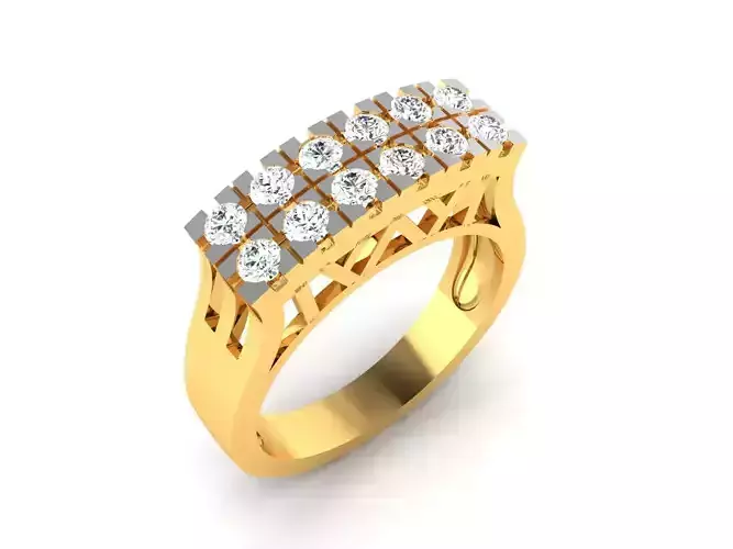 ring-8628 diamond ring gold