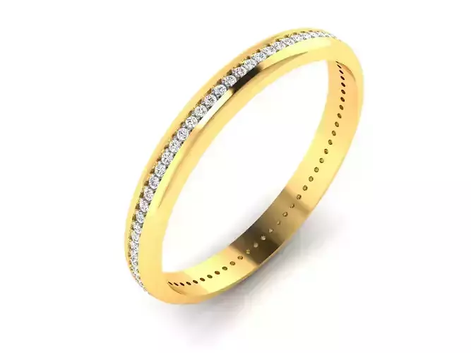 ring-8459 gold diamond eternity ring