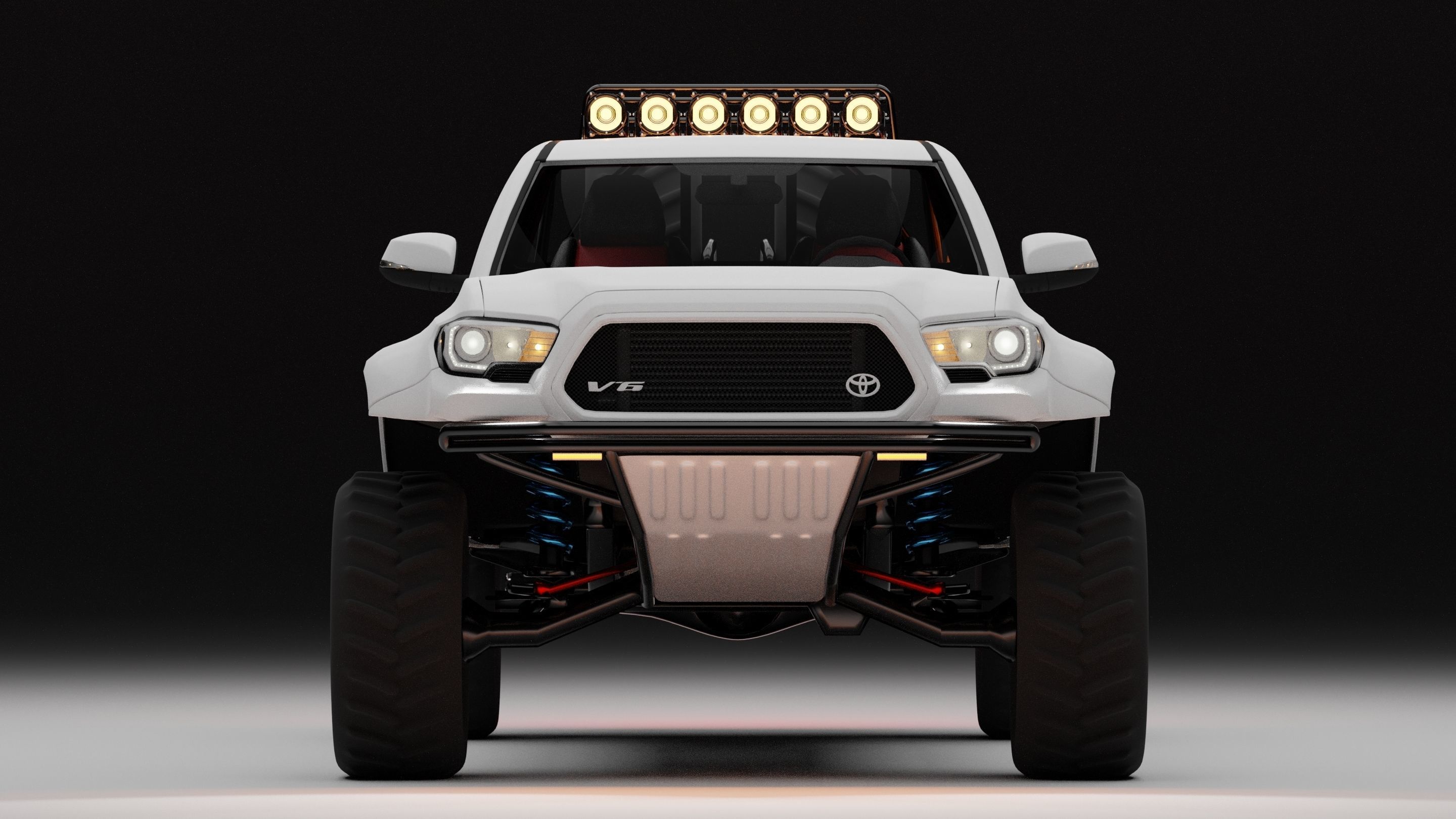 Toyota Tacoma 2018 Baja edition 3D model_4