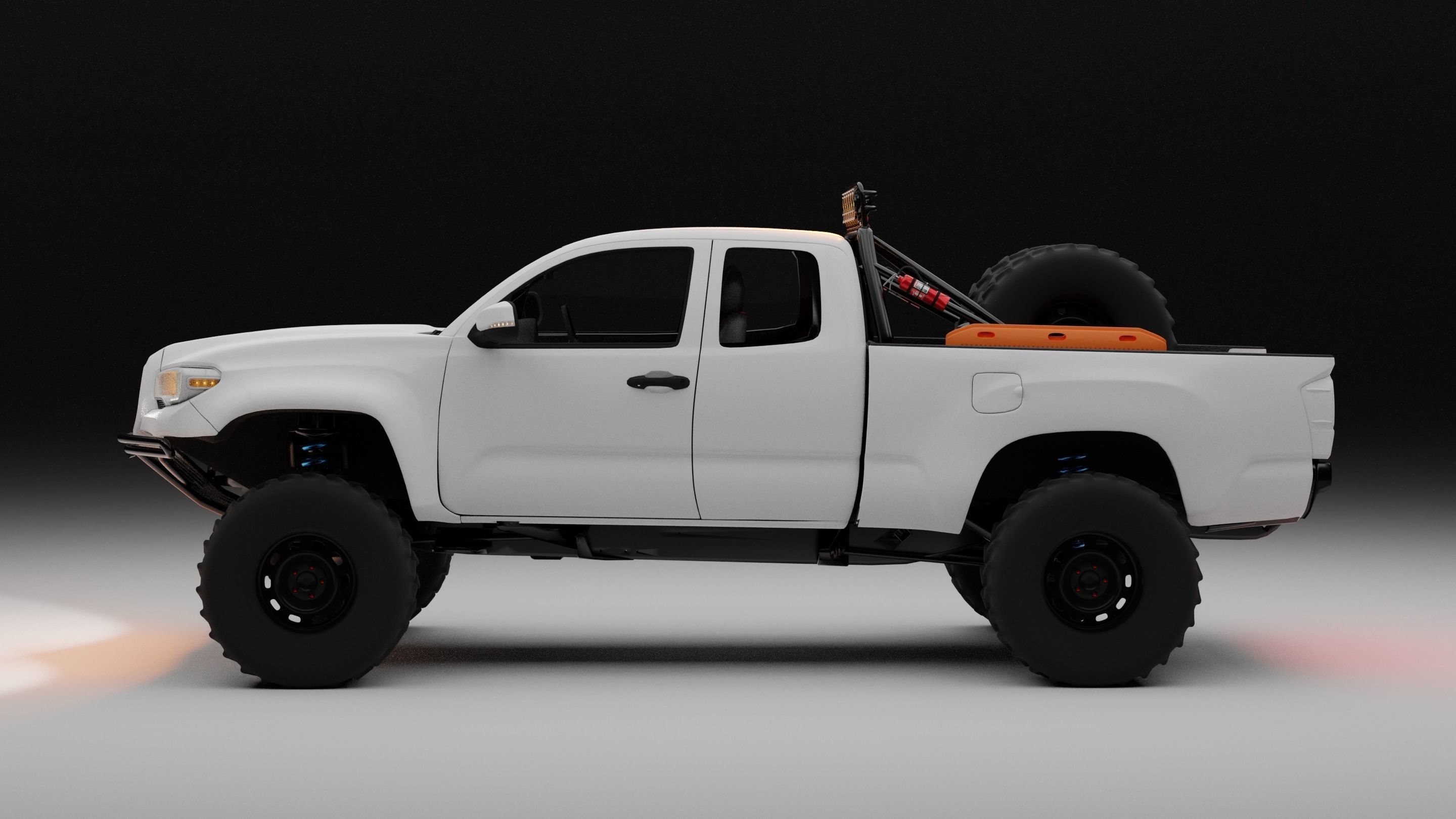 Toyota Tacoma 2018 Baja edition 3D model_6