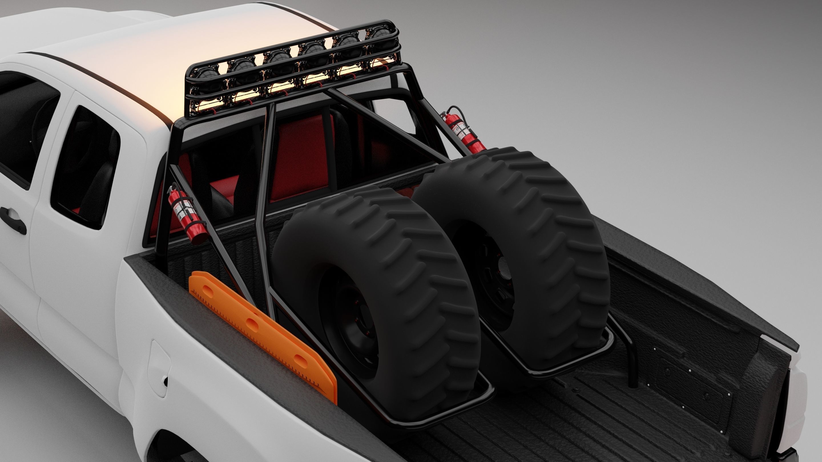 Toyota Tacoma 2018 Baja edition 3D model_3