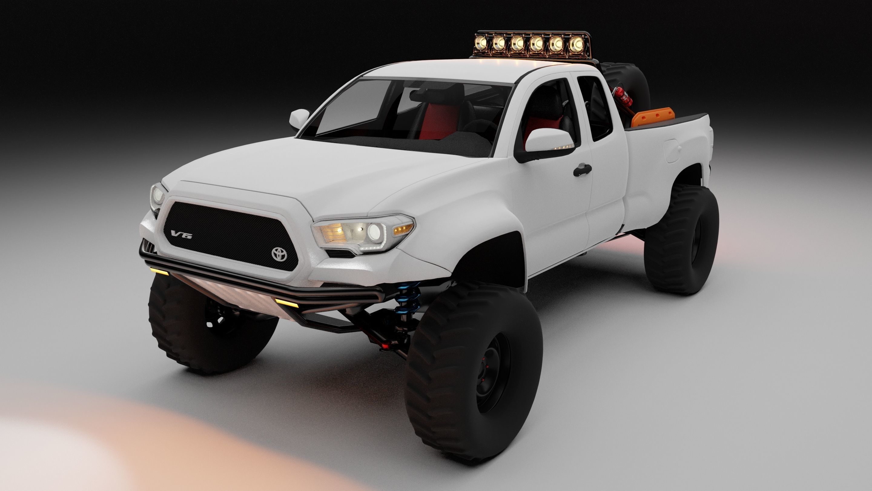 Toyota Tacoma 2018 Baja edition 3D model_1