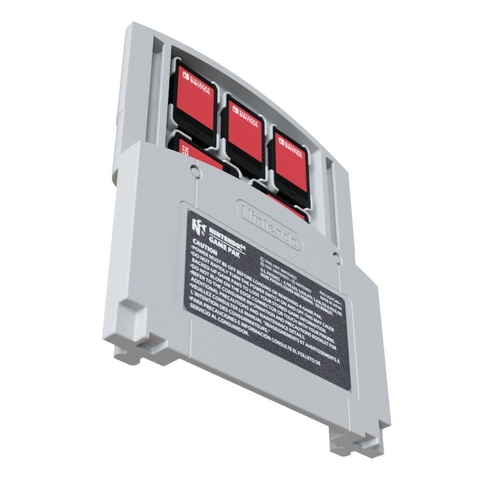 Nintendo switch storage cards 3D print model_3