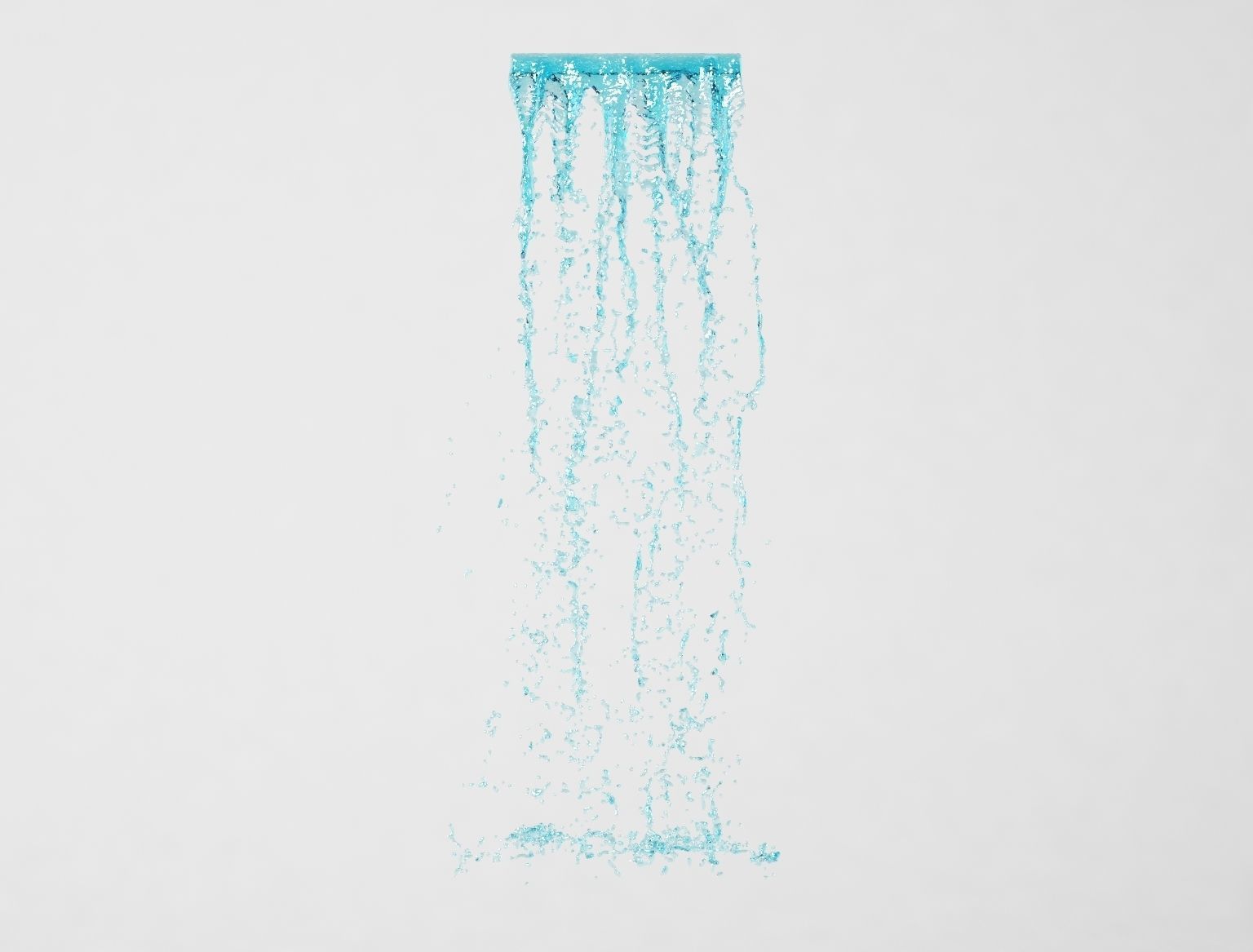 Fountain potok 10 animated 3D model_5