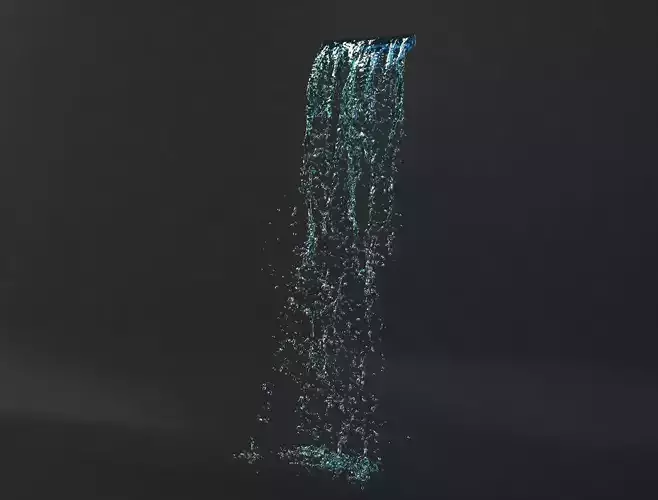 Fountain potok 10 animated