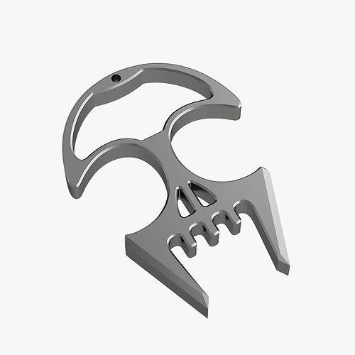 Brass knuckles slayer 3D print model