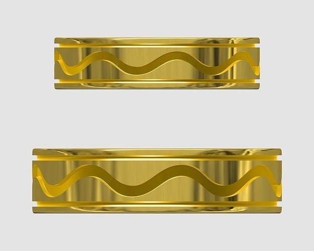 COUPLE RING 3D print model