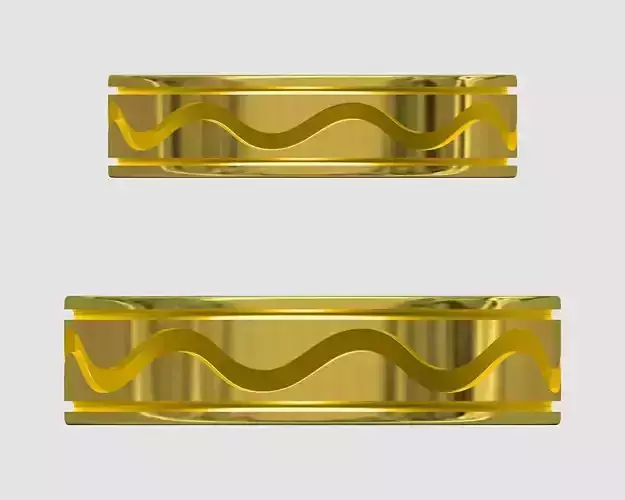 COUPLE RING 3D print model
