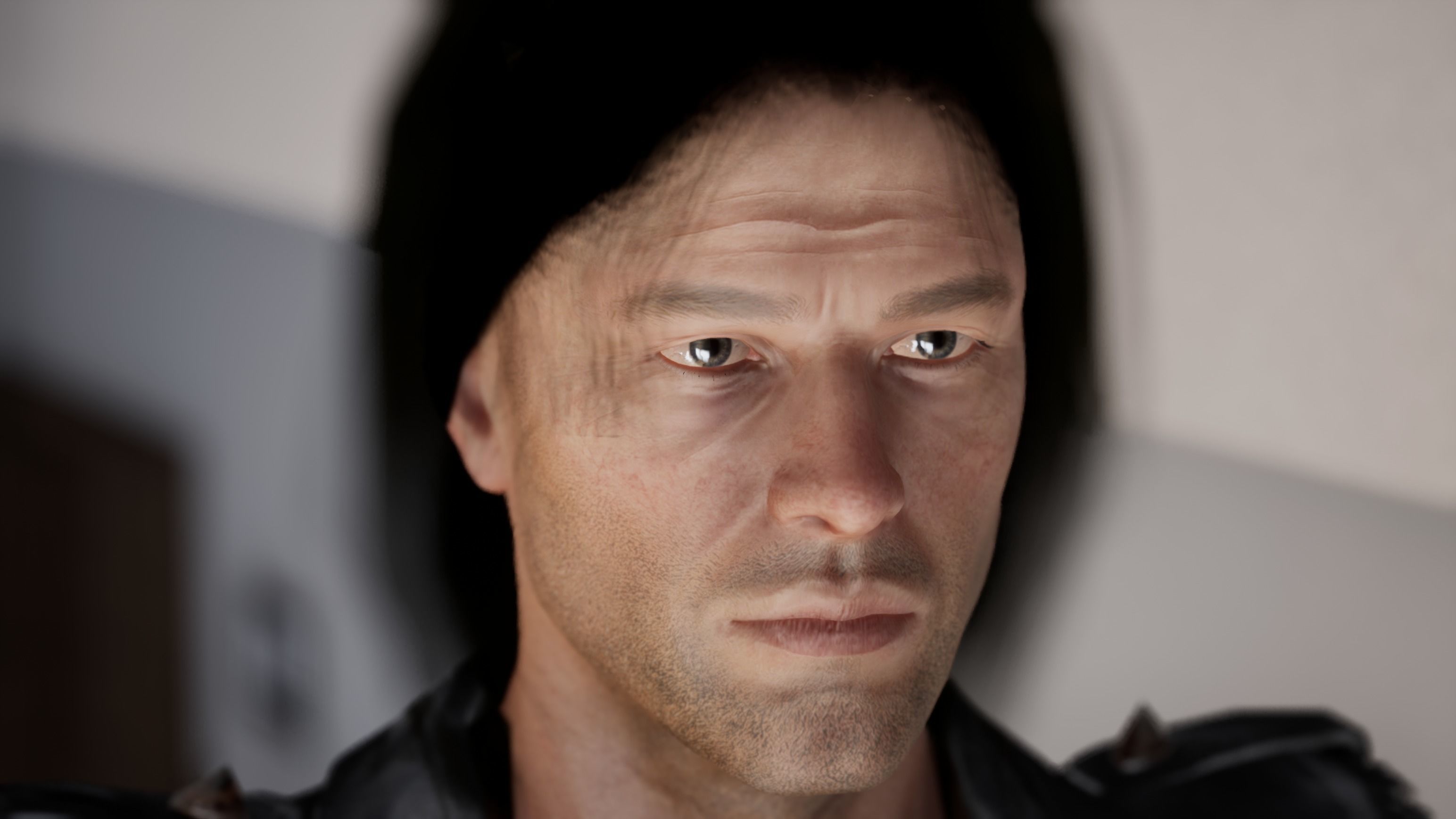 Game Ready Realistic Human Male Man Character Bruce Low-poly 3D model_13