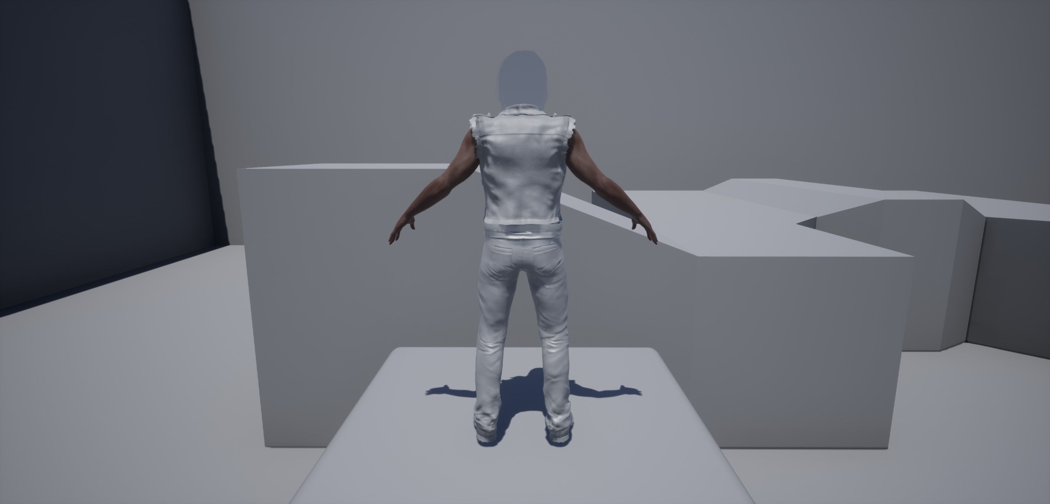 Game Ready Realistic Human Male Man Character Bruce Low-poly 3D model_20