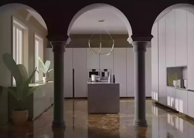 Modern Kitchen interior