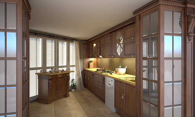 kitchen 02 3D model