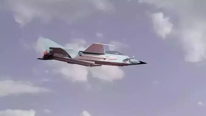 3d Model of fighter jet