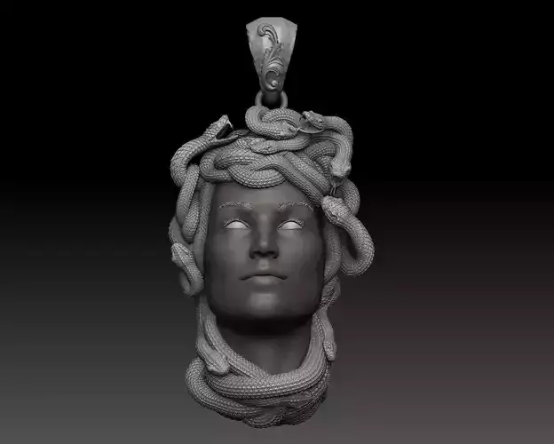medusa pendant 3D print model