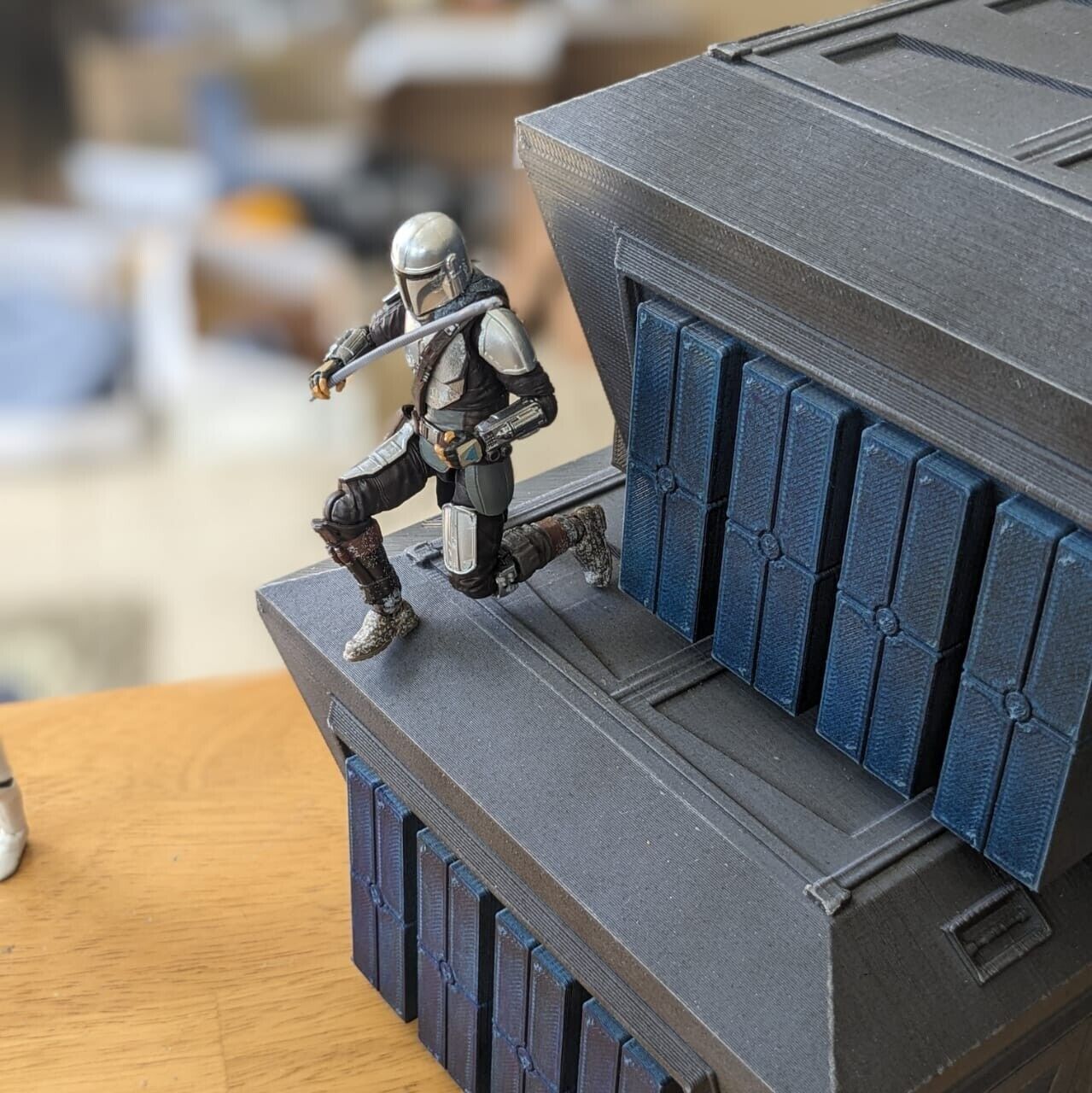 Imperial Cargo Container 1-12 scale Blackseries  3D print model_18