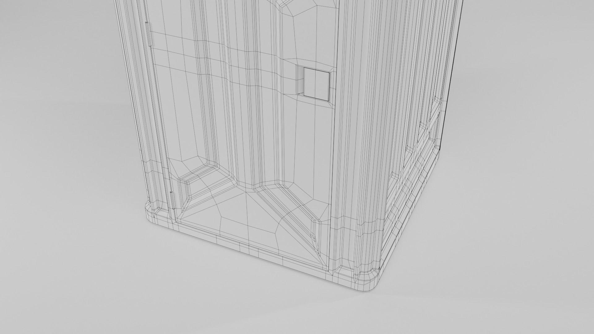 Portable toilet 3D model_6