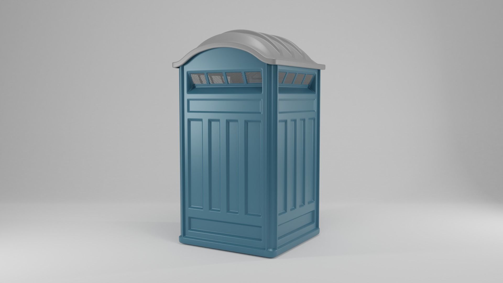 Portable toilet 3D model_2