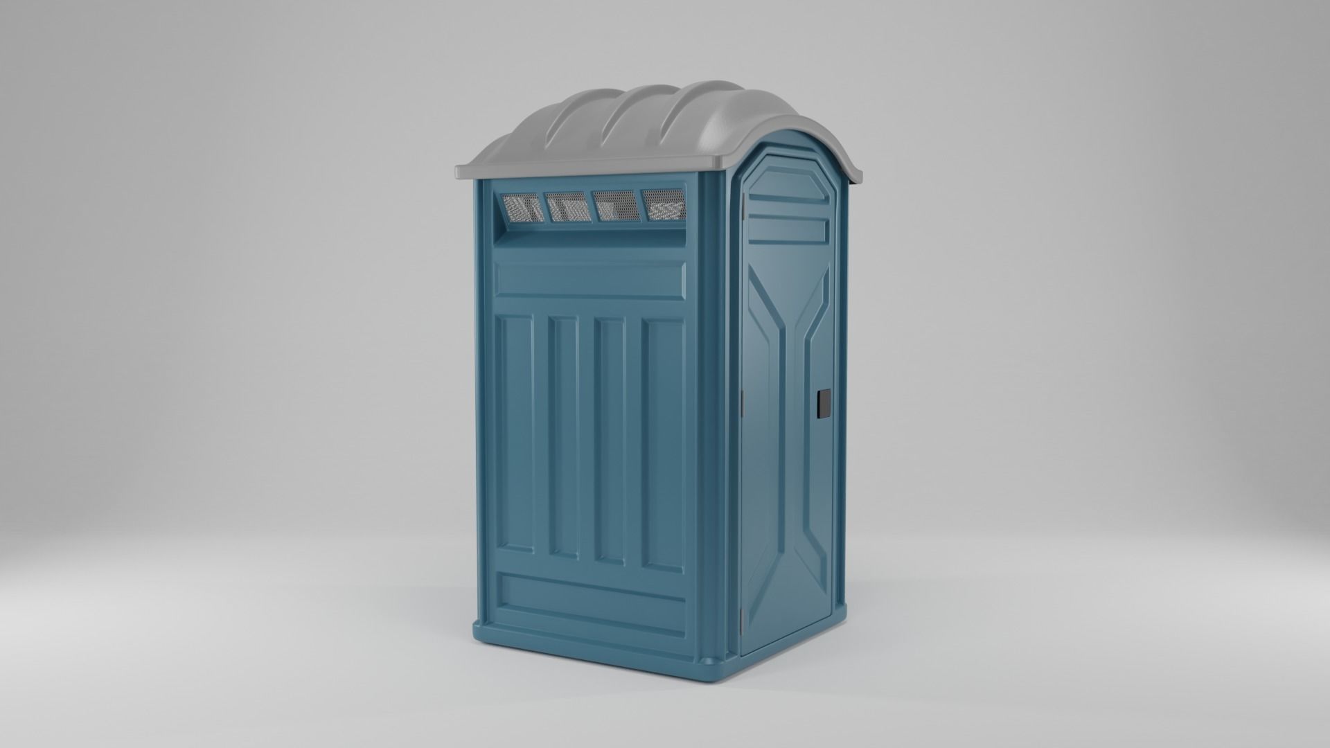 Portable toilet 3D model_1