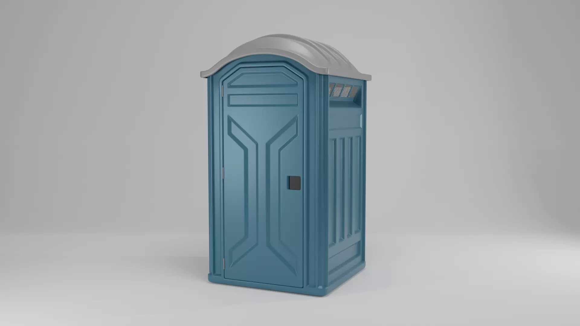 Portable toilet 3D model_0