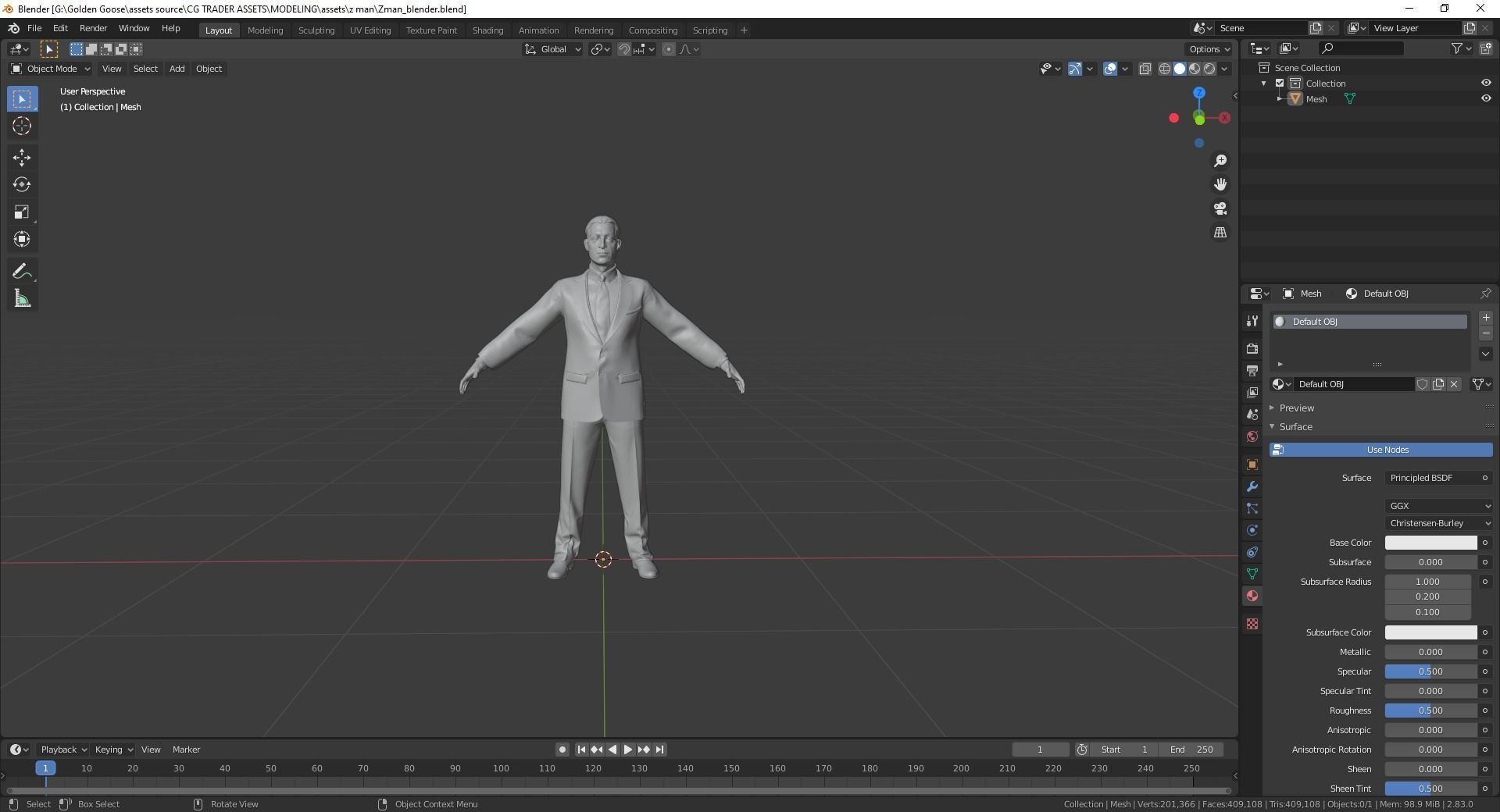 SuiteManA bussines man 3D model_2