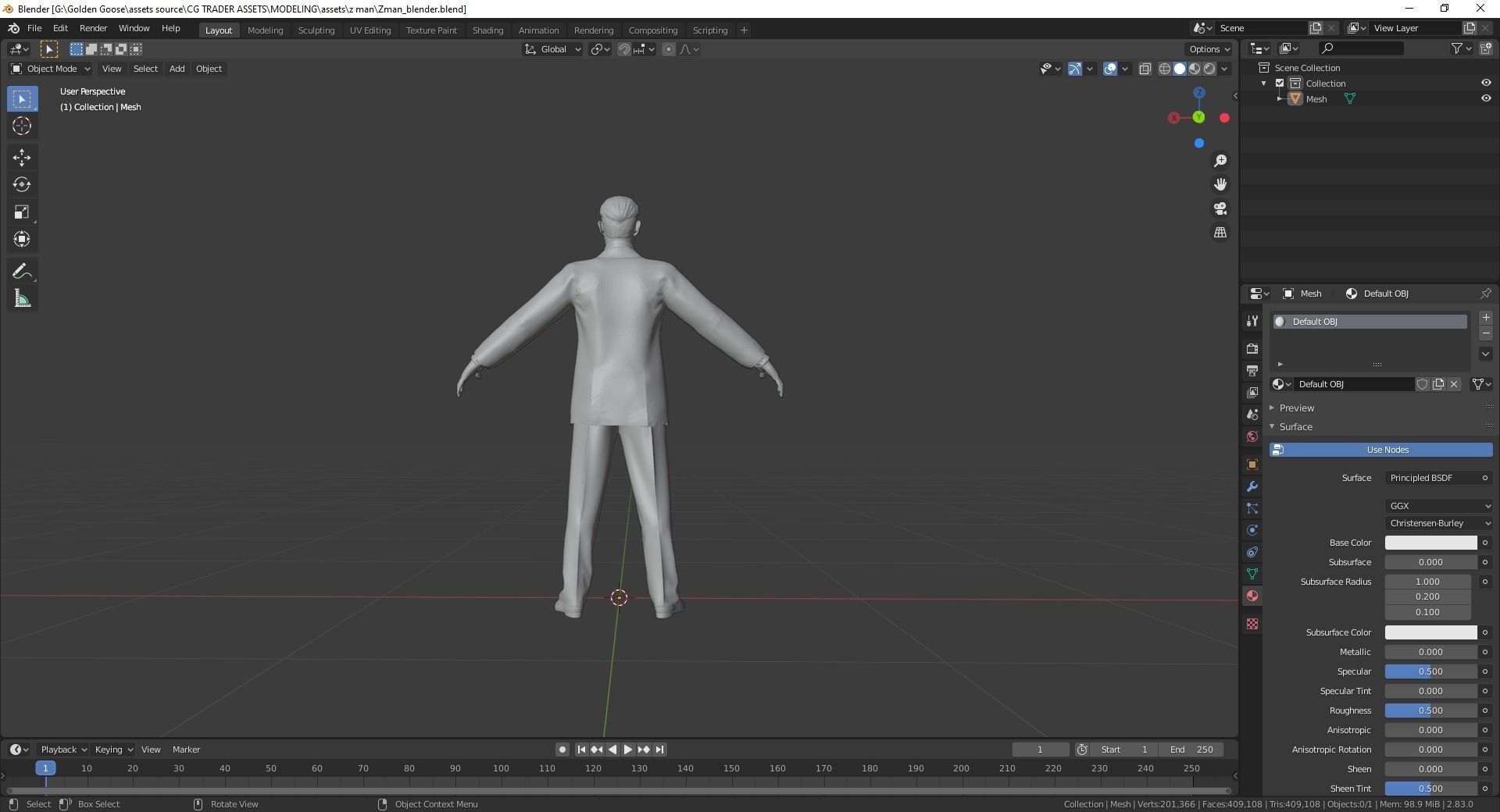 SuiteManA bussines man 3D model_4