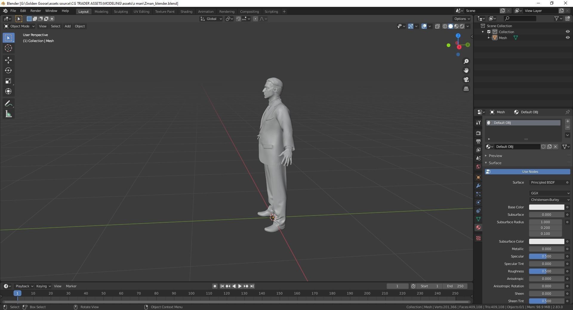 SuiteManA bussines man 3D model_3