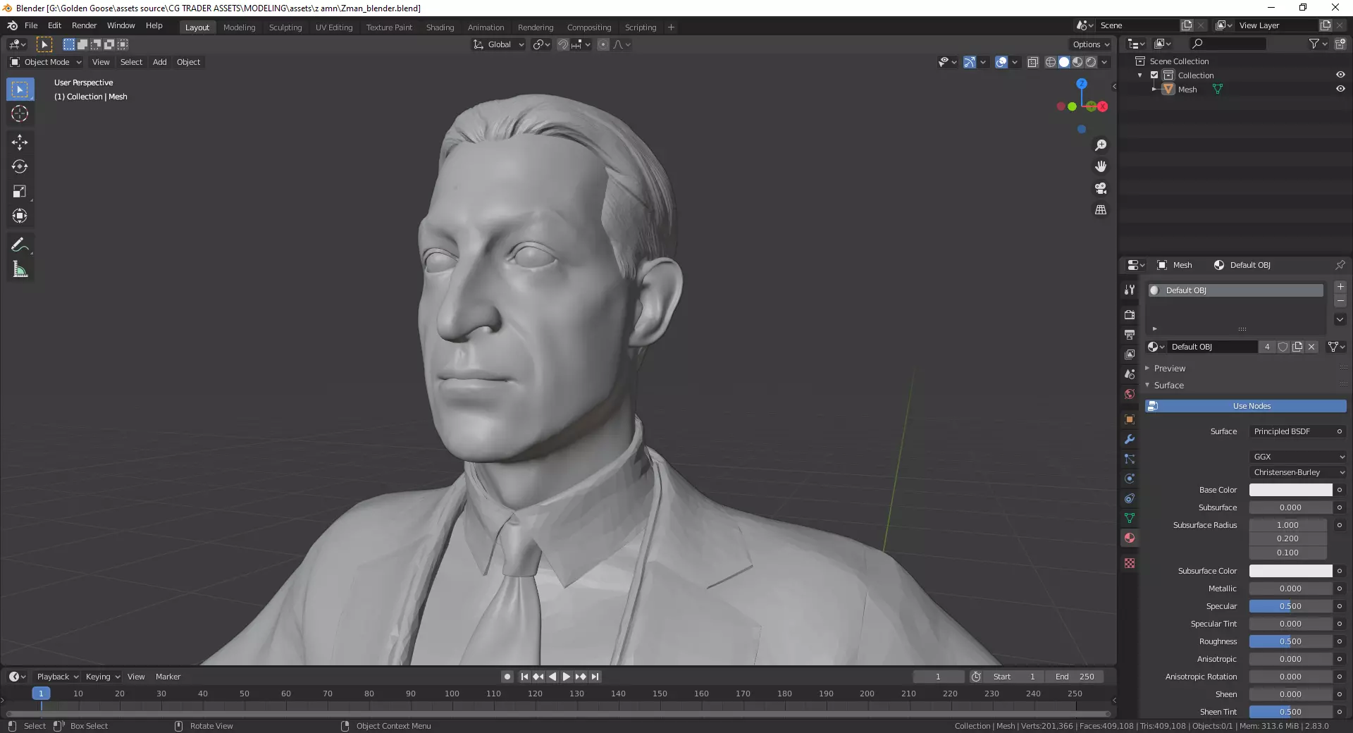 SuiteManA bussines man 3D model_0