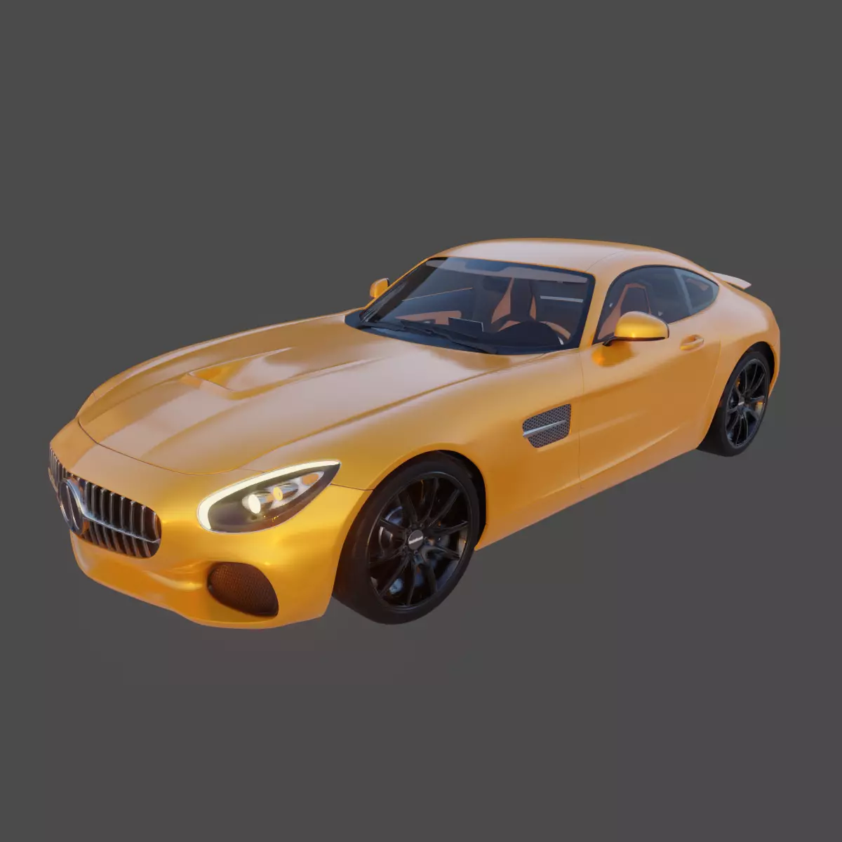 Star GT Racing Car 3D model_0