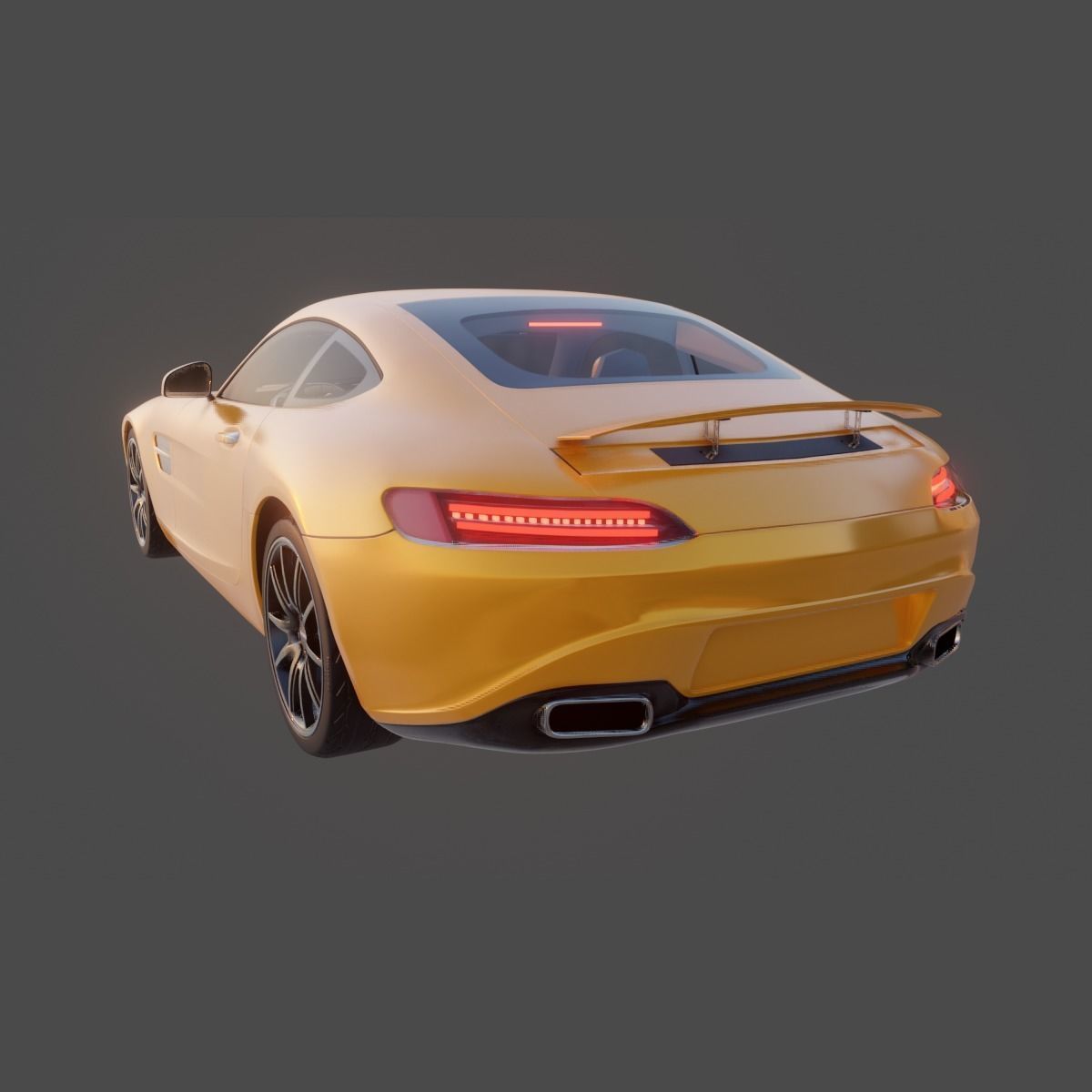 Star GT Racing Car 3D model_1