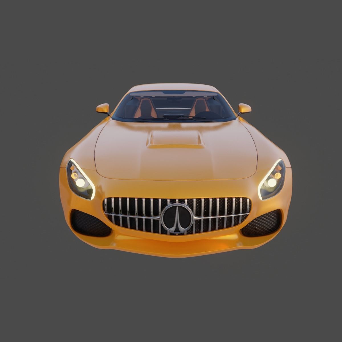 Star GT Racing Car 3D model_4