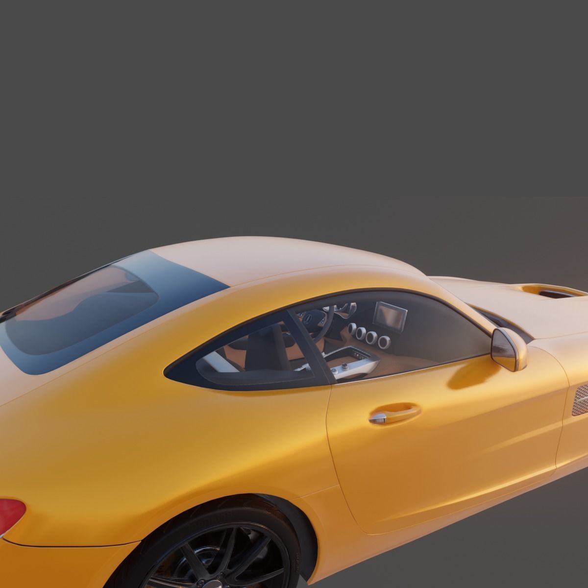 Star GT Racing Car 3D model_6