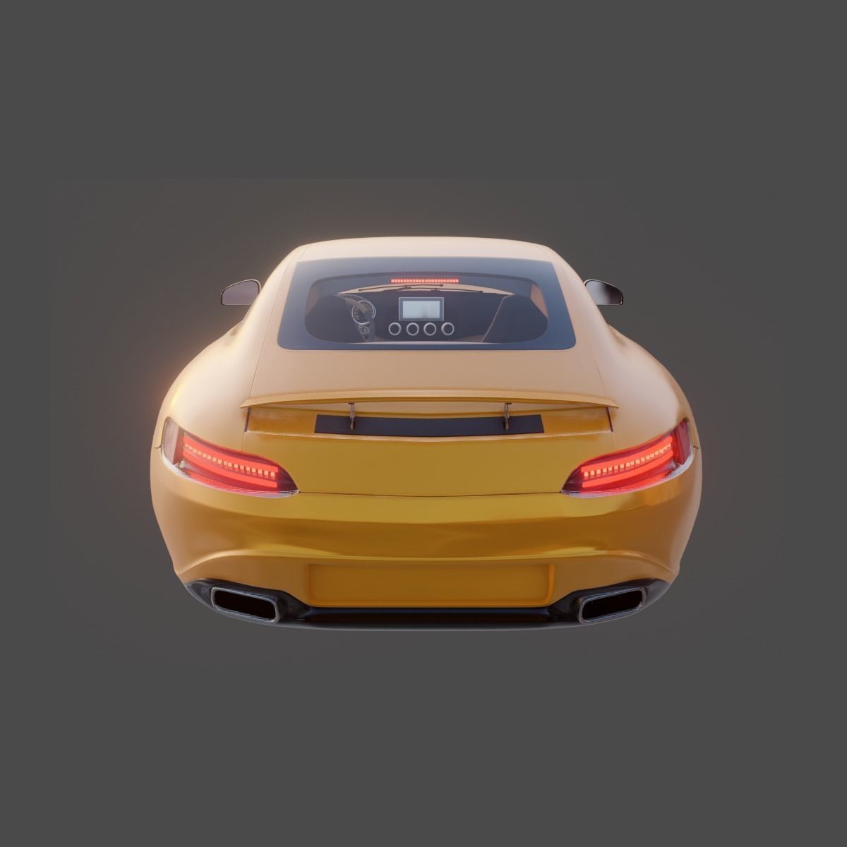 Star GT Racing Car 3D model_2