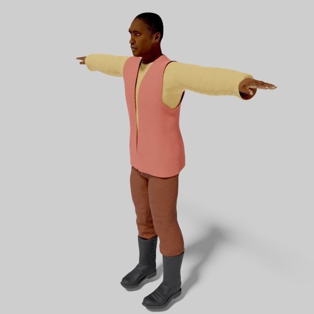 Sci-Fi Character Collection Low-poly 3D model_82