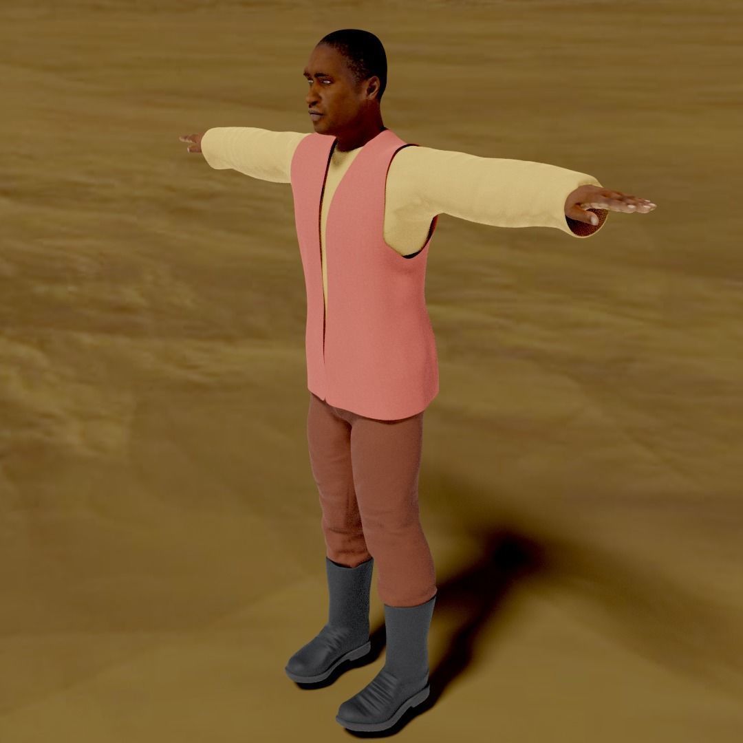 Sci-Fi Character Collection Low-poly 3D model_84