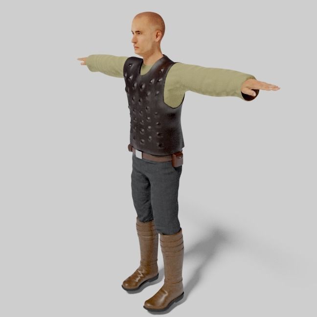Sci-Fi Character Collection Low-poly 3D model_36
