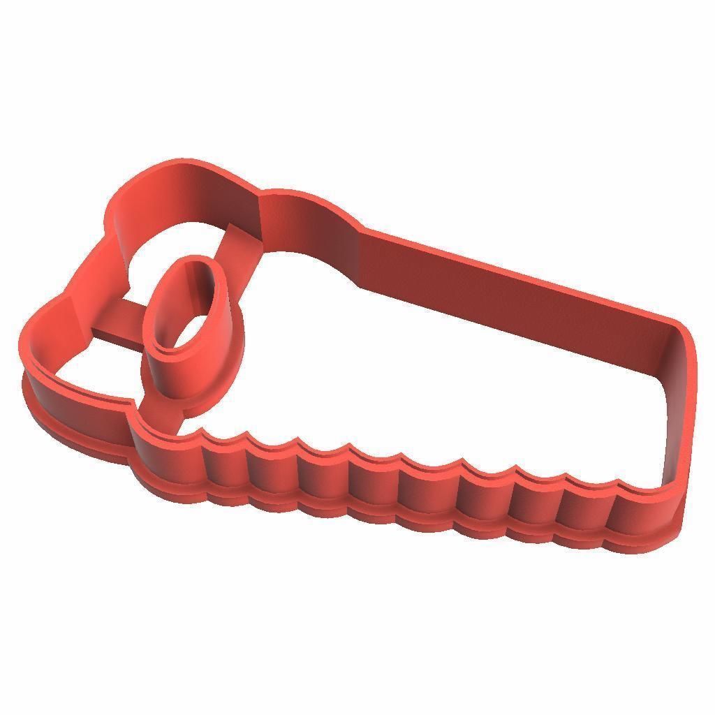 0152 Instruments cookie cutter 3D print model_5