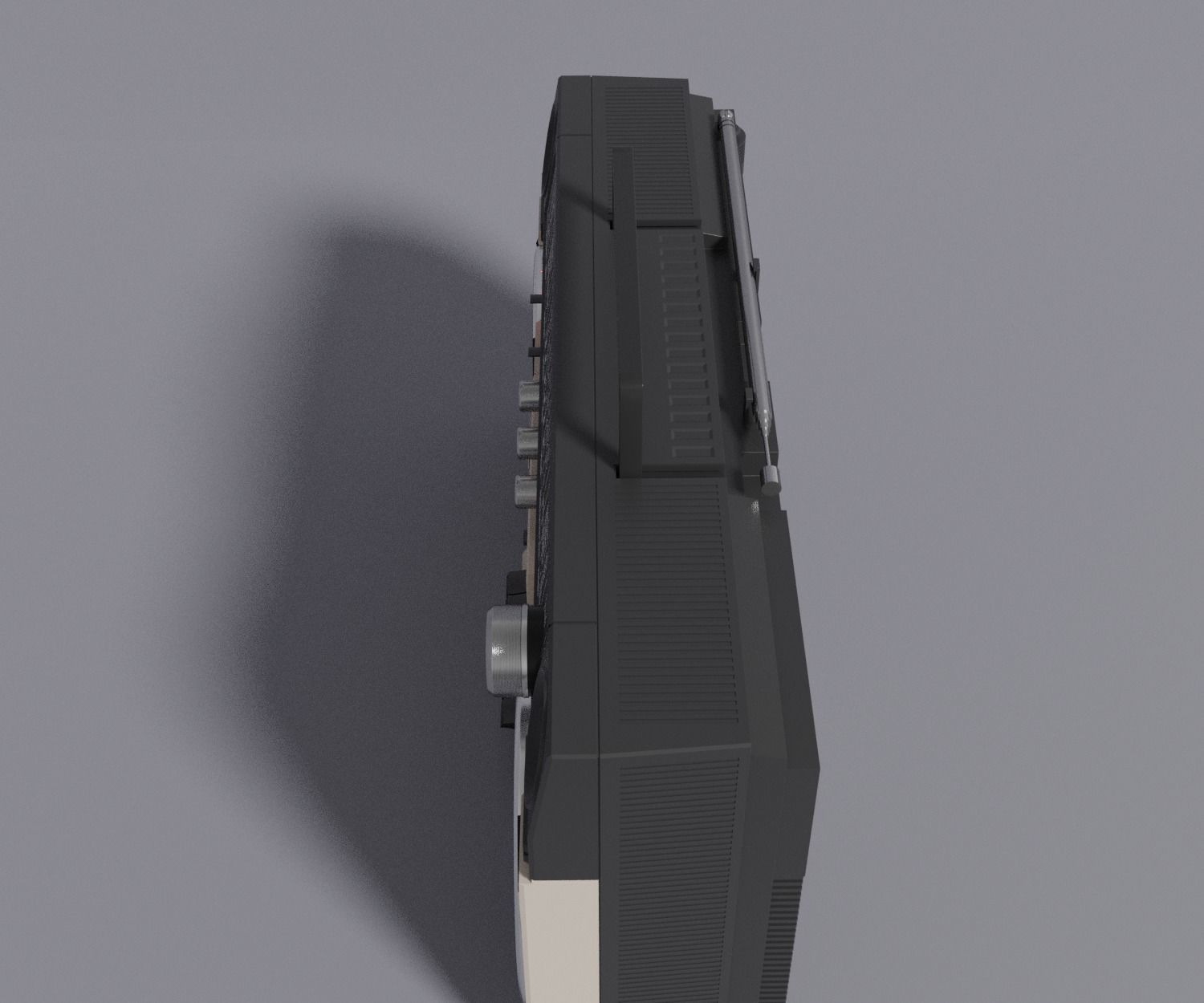 Retro Boom Box Ghetto Blaster 3D model_19