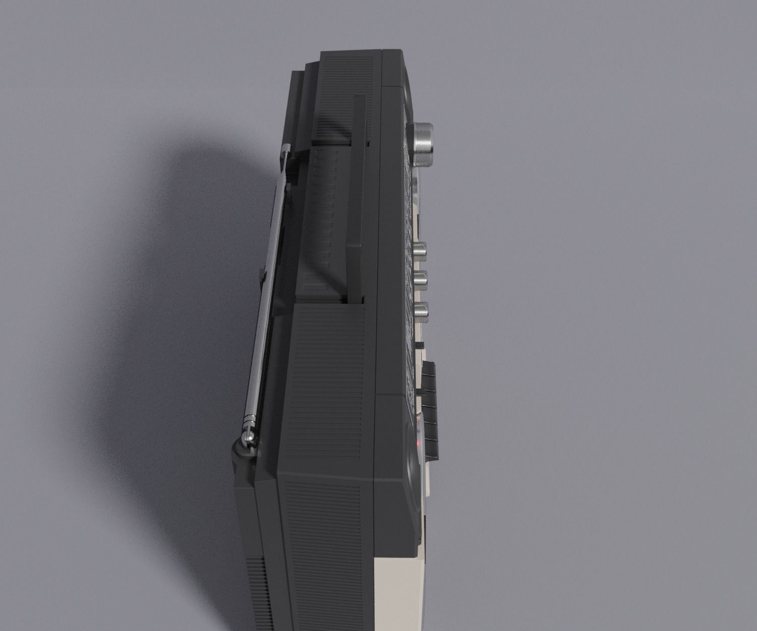 Retro Boom Box Ghetto Blaster 3D model_15