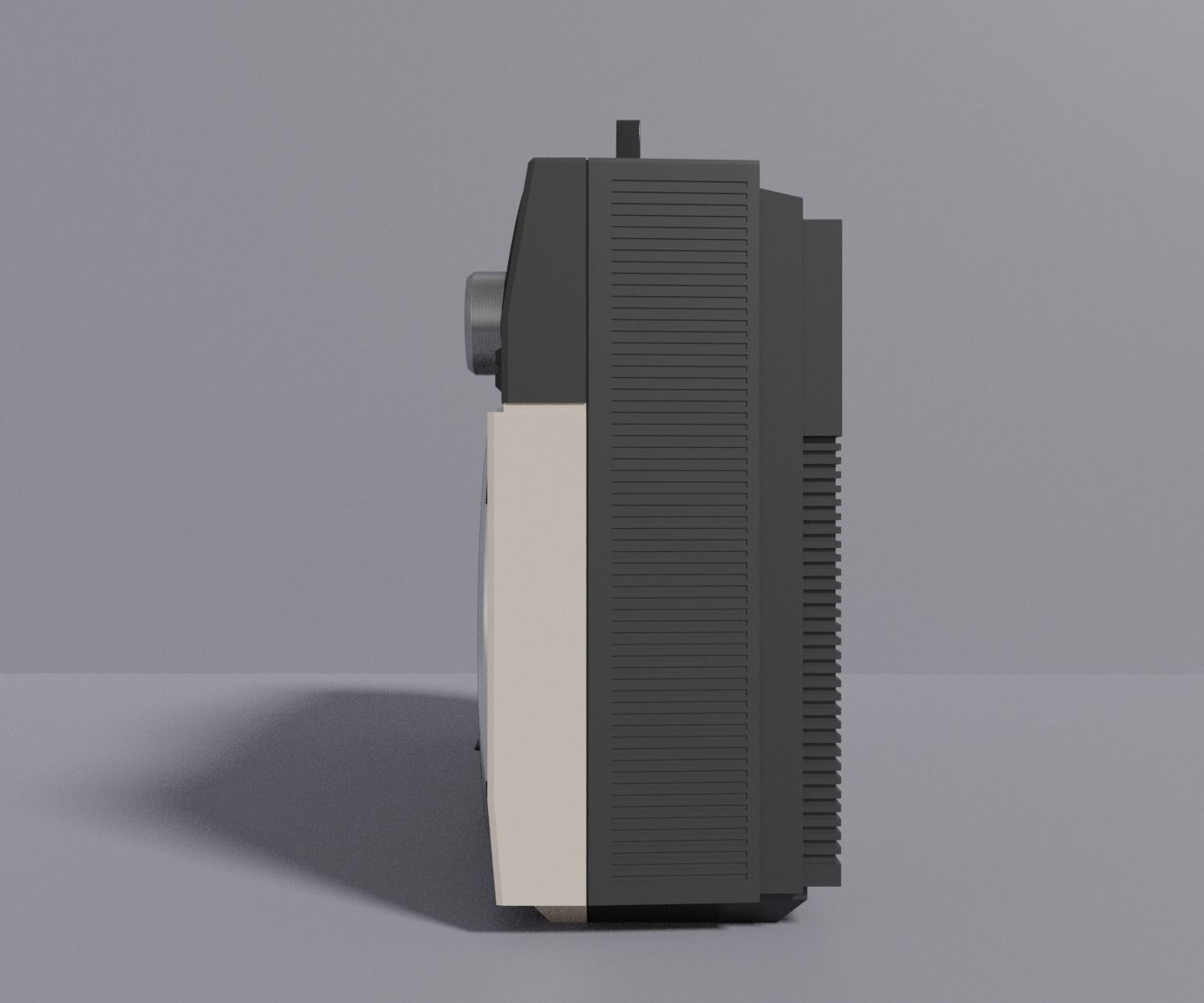 Retro Boom Box Ghetto Blaster 3D model_8