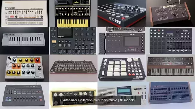 Synthesizer Collection electronic music 