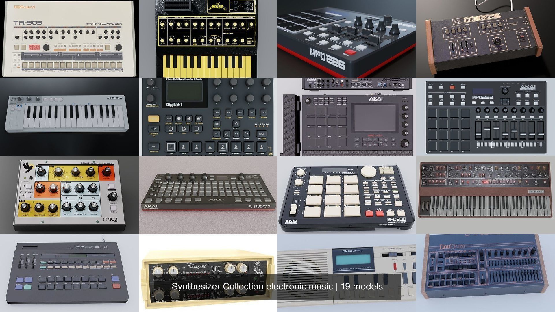 Synthesizer Collection electronic music _2