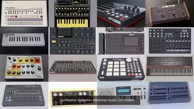 Synthesizer Collection electronic music
