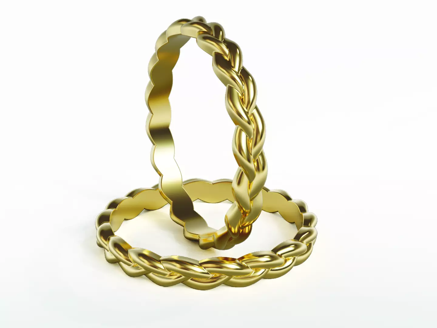 Weave Braid Ring Free 3D print model