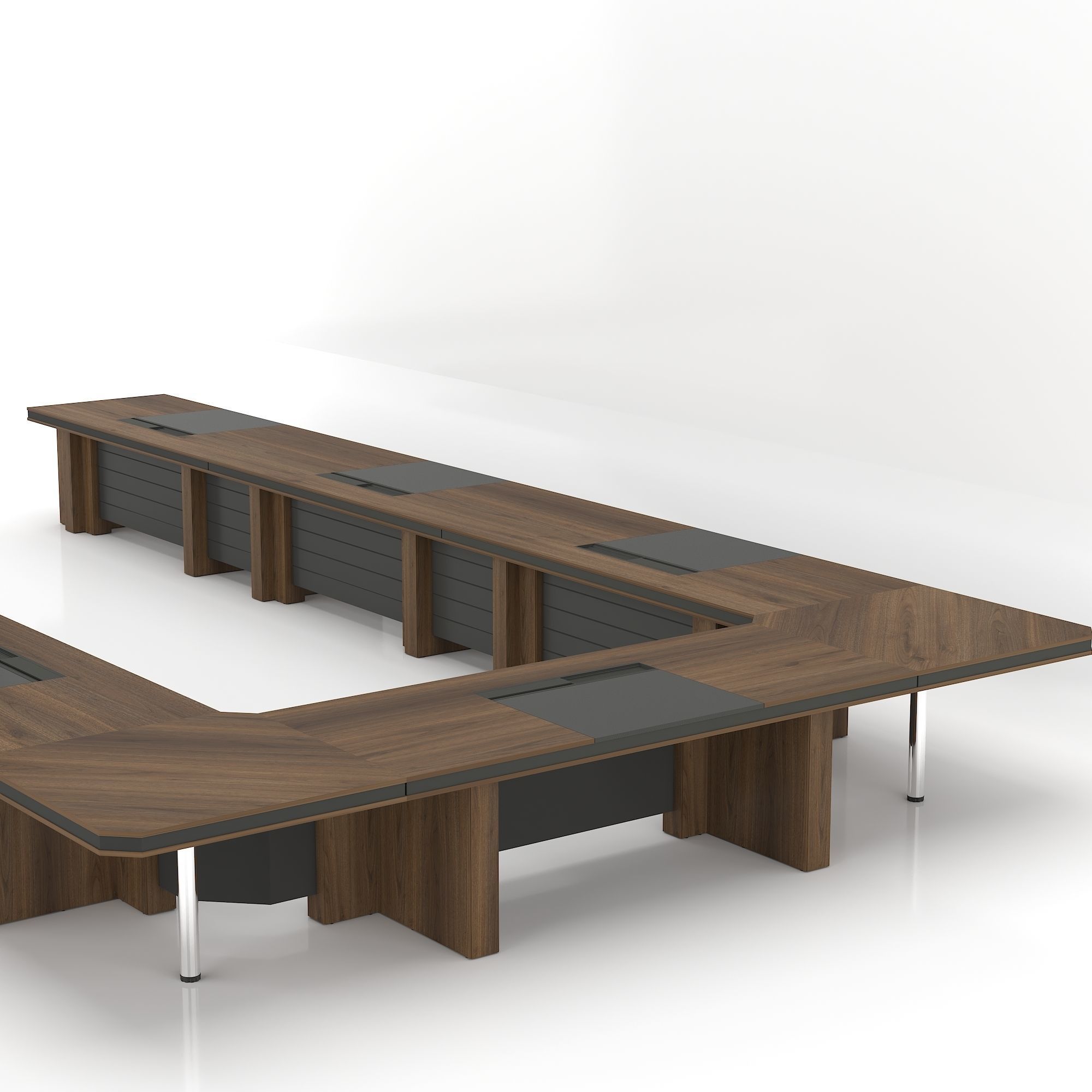 Meeting Table 3D model_3